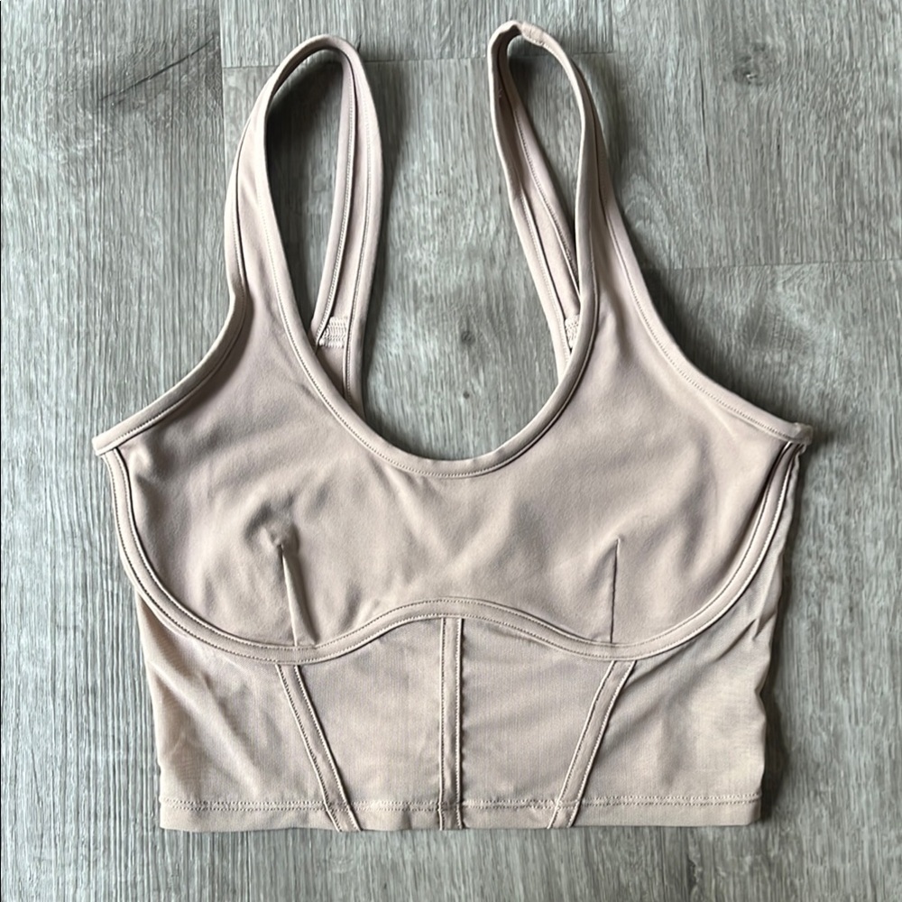 Alo mesh corset tank XS